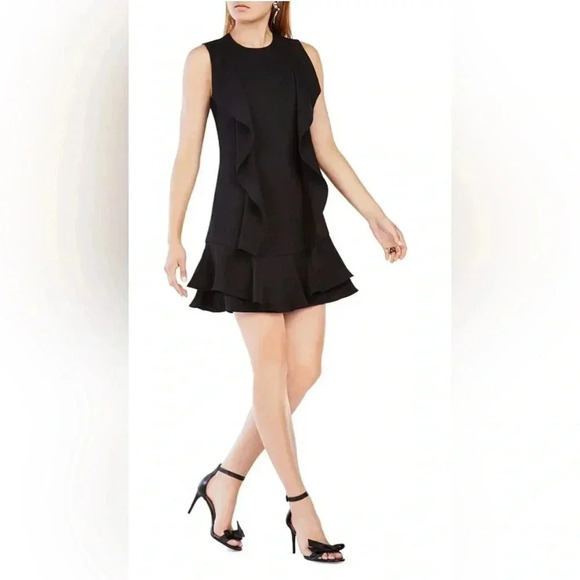 BCBGMAXAZARIA  | Annemarie Ruffle Flounce Dress - Picture 1 of 10